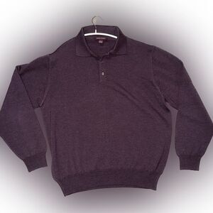 Nordstrom Plum Long Sleeve Polo